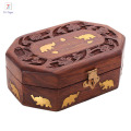 Handmade Wooden Jewelry Storage Organizer Jewelry Box with Traditional Design